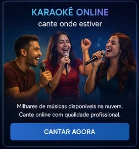 Karaokê online para cantar diretamente pelo navegador